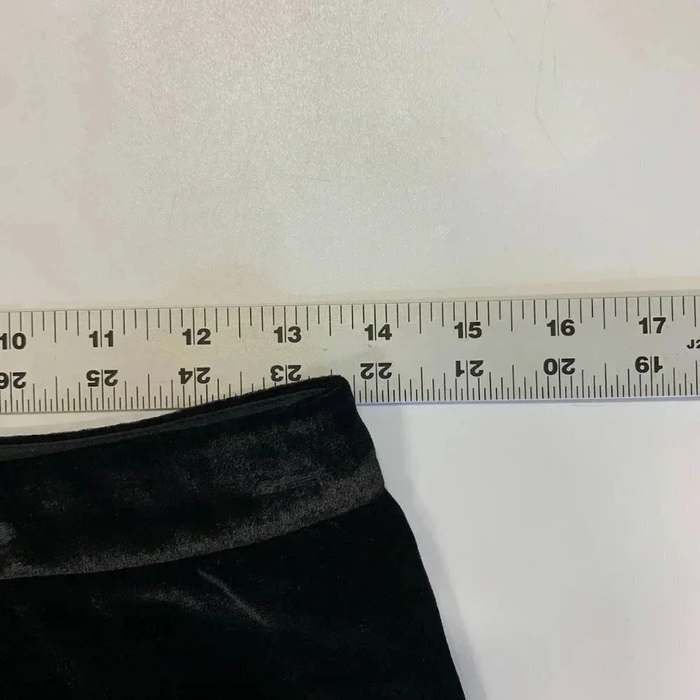 Madewell Women's Velvet Silk Blend Knee Length Pencil Slit Skirt Size 0‎